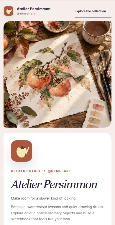 Atelier Persimmon — Art & illustration