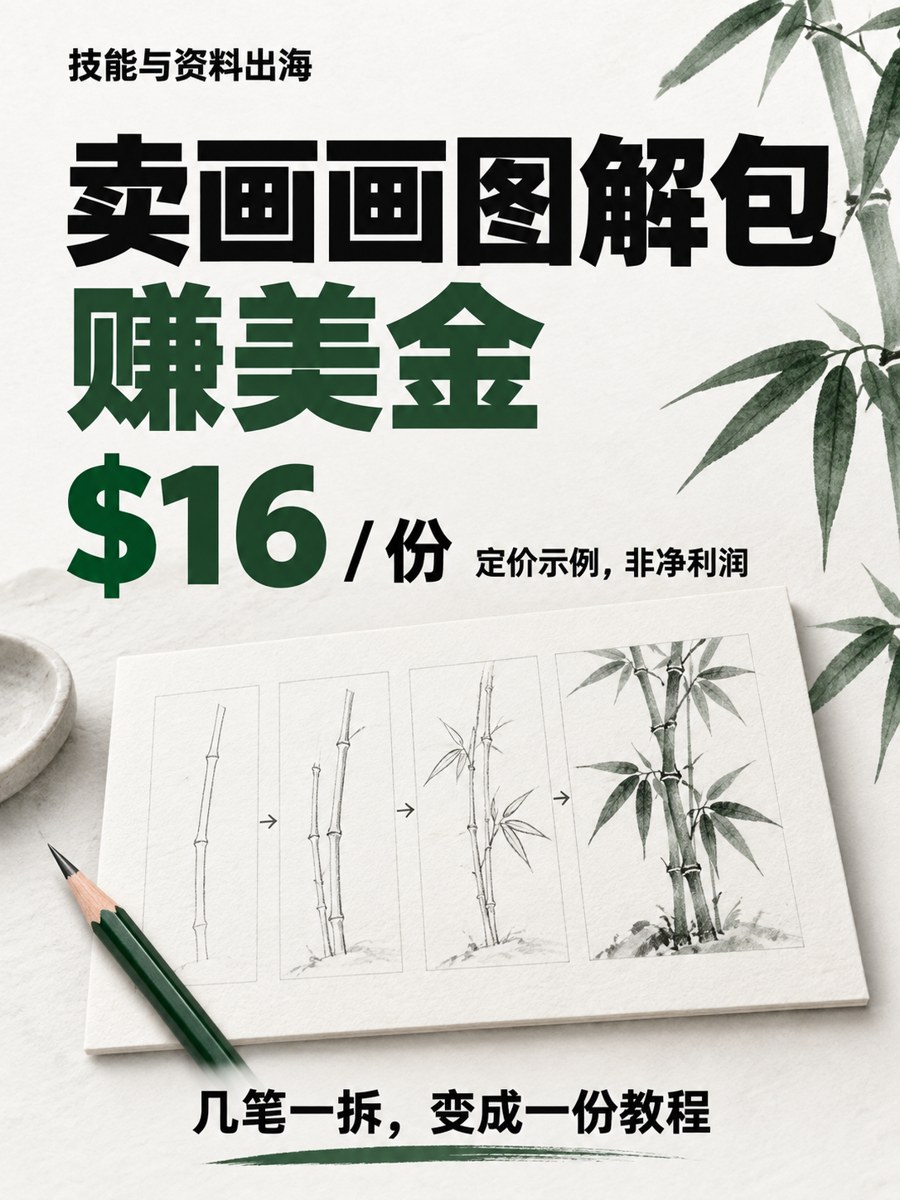 绘画经验如何出海：把一幅作品拆成原创图解包