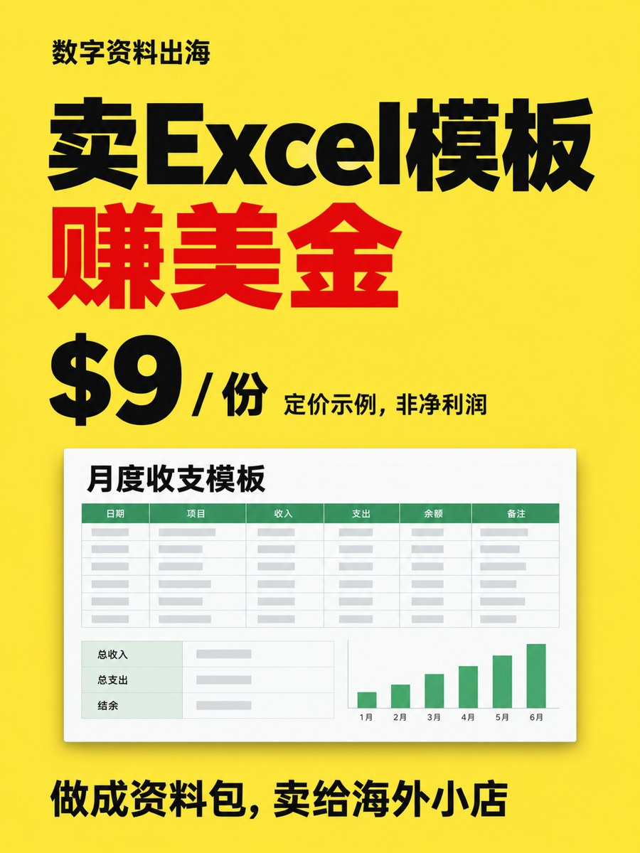 Excel模板如何卖给海外用户：小店收支表的产品设计