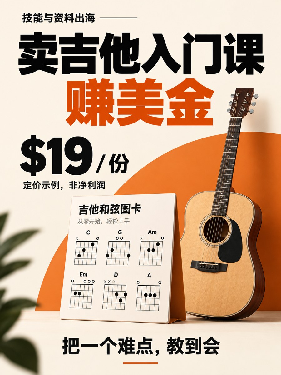 吉他教学如何出海：从和弦切换做一份入门小课